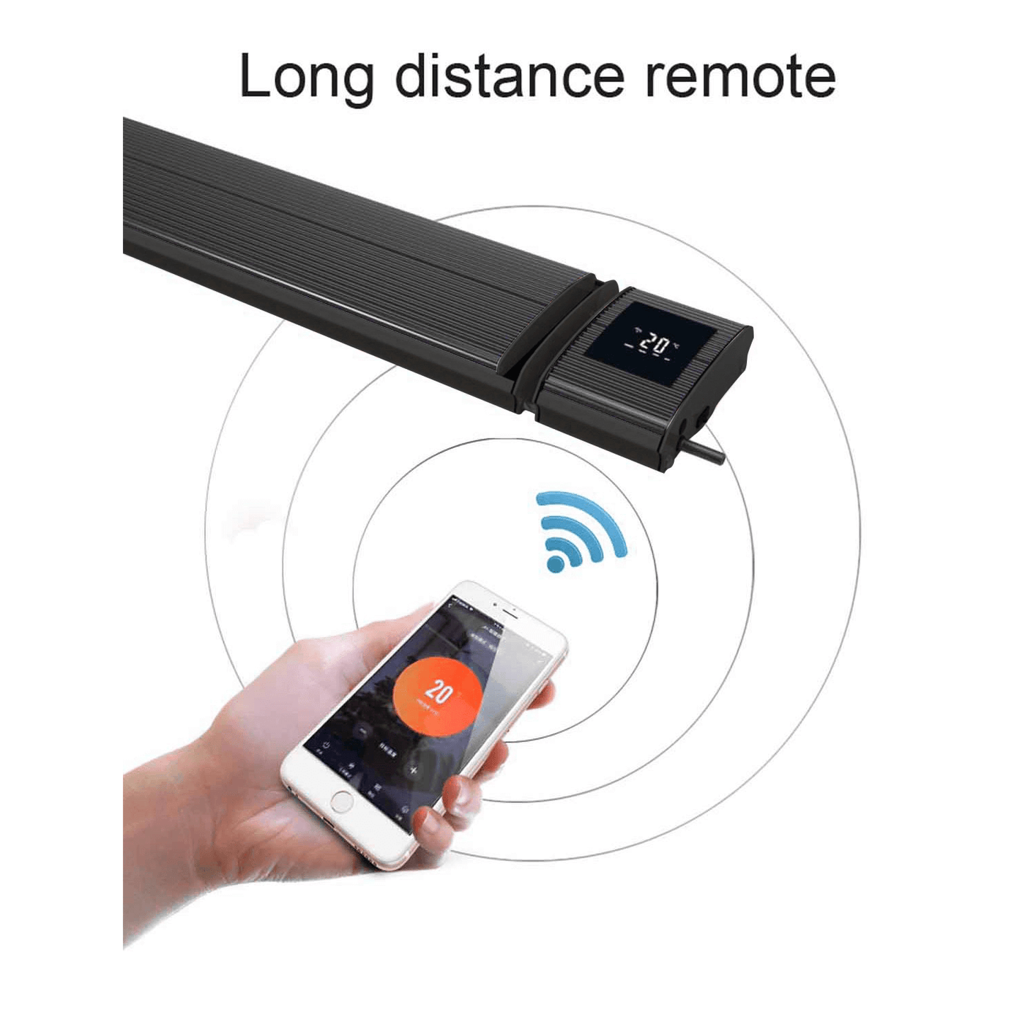 RADtec E32RW - WiFi Smart Controlled Patio Heater