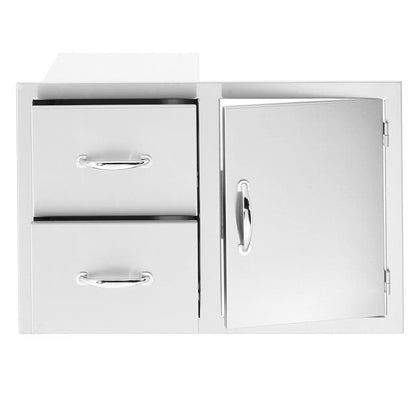 TrueFlame 30-Inch 2-Drawer & Access Door Combo (TF-DC2-30)