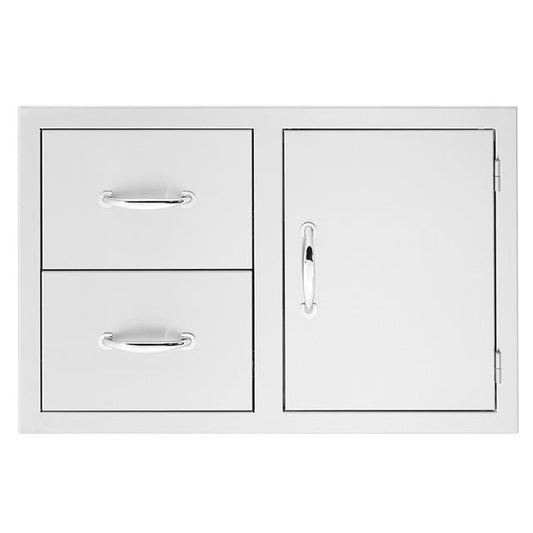 TrueFlame 33-Inch 2-Drawer & Access Door Combo (TF-DC2-33)