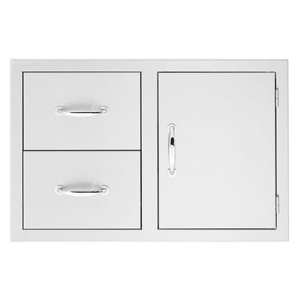 TrueFlame 36-Inch 2-Drawer & Access Door Combo (TF-DC2-36)