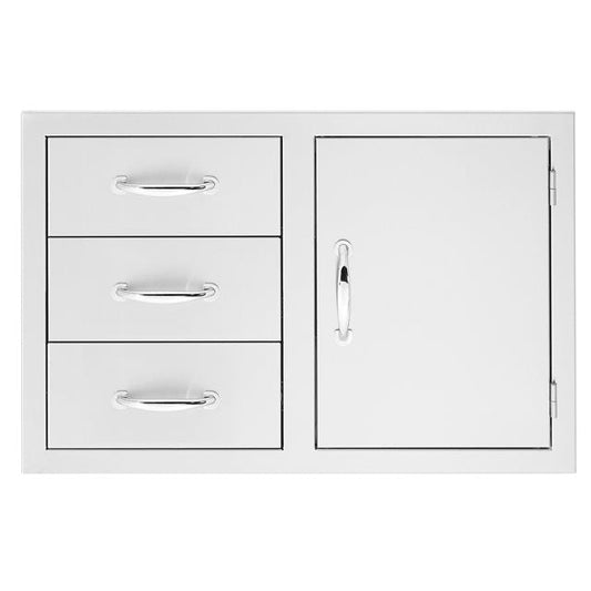 TrueFlame 33-Inch 3-Drawer & Access Door Combo (TF-DC3-33)