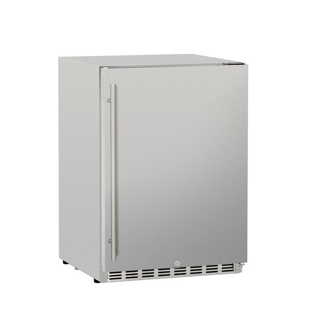 TrueFlame 24-Inch 5.3 Cu. Ft. Deluxe Outdoor Rated Refrigerator (TF-RFR-24D/24D-R)