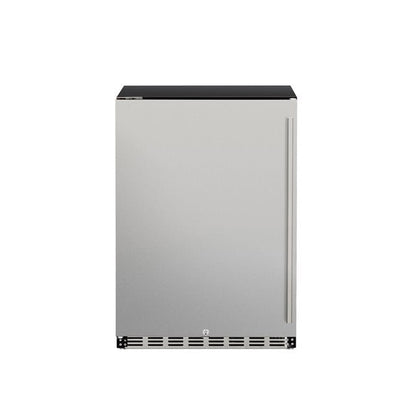 TrueFlame 24-Inch 5.3 Cu. Ft. Outdoor Rated Refrigerator (AMD-RFR-24S-A/24S-AR)