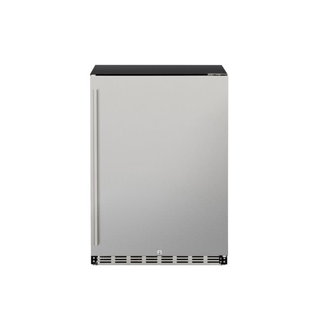 TrueFlame 24-Inch 5.3 Cu. Ft. Outdoor Rated Refrigerator (AMD-RFR-24S-A/24S-AR)