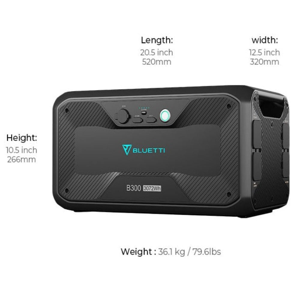 BLUETTI B300 Expansion Battery 3072Wh