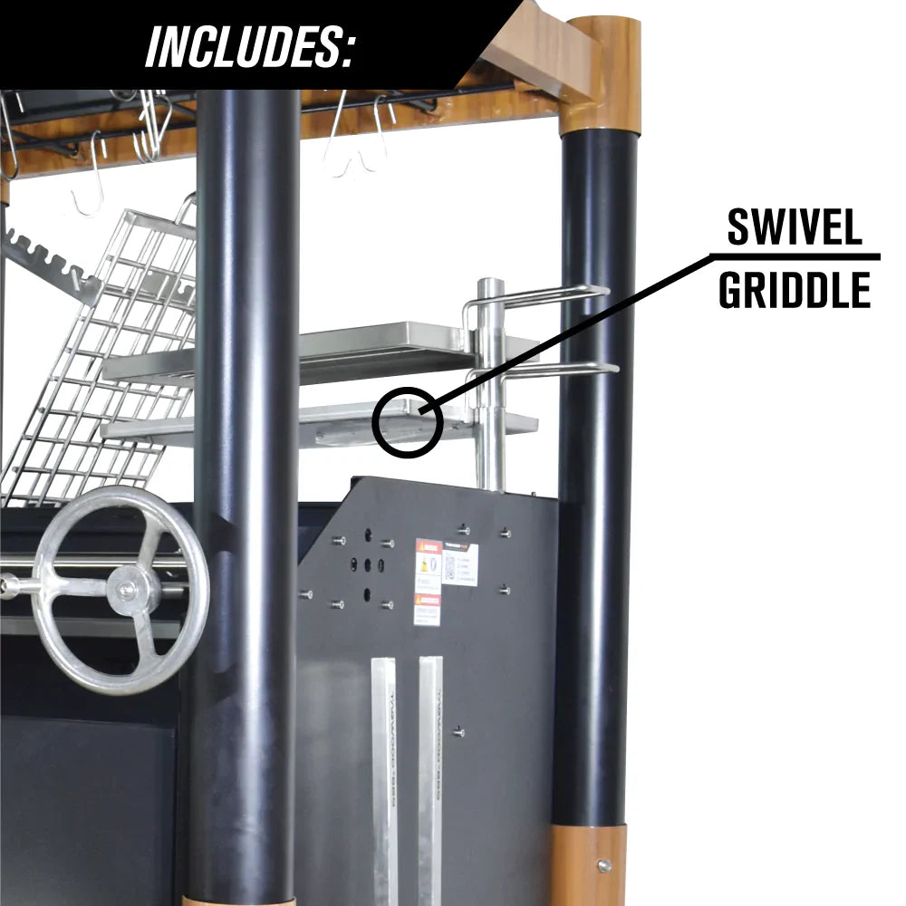 Tagwood BBQ Argentine Wood Fire & Charcoal Grill (BBQ02SI)