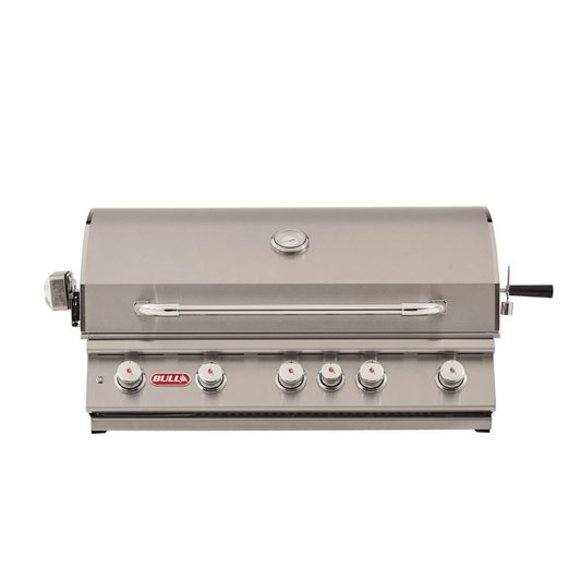Bull Grills 38-Inch Brahma 5-Burner Stainless Steel Built-In Gas Grill (57568/9)