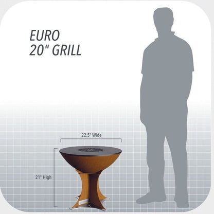 Arteflame Classic 20" Grill - Tall Euro Base