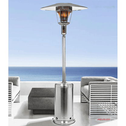 RADtec Real Flame Patio Heater - Stainless Steel