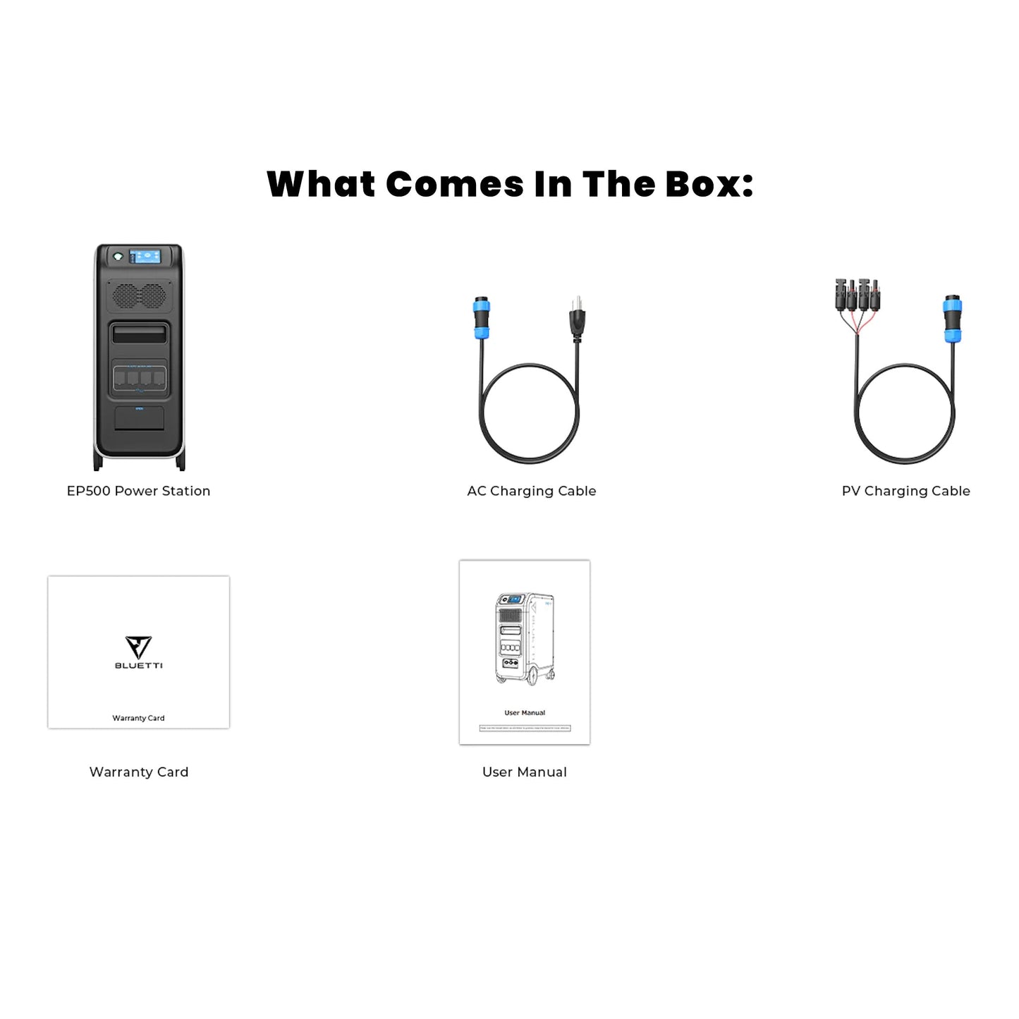BLUETTI EP500 Solar Power Station 2000W/5100Wh