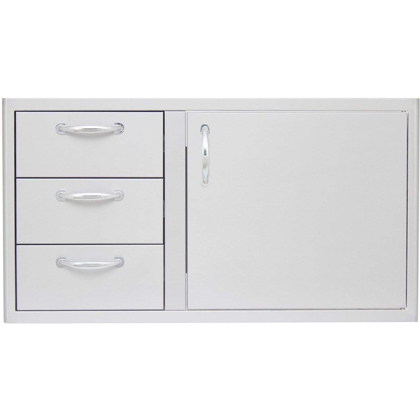 Blaze 39-Inch Stainless Steel Access Door & Triple Drawer Combo (BLZ-DDC-39-R)