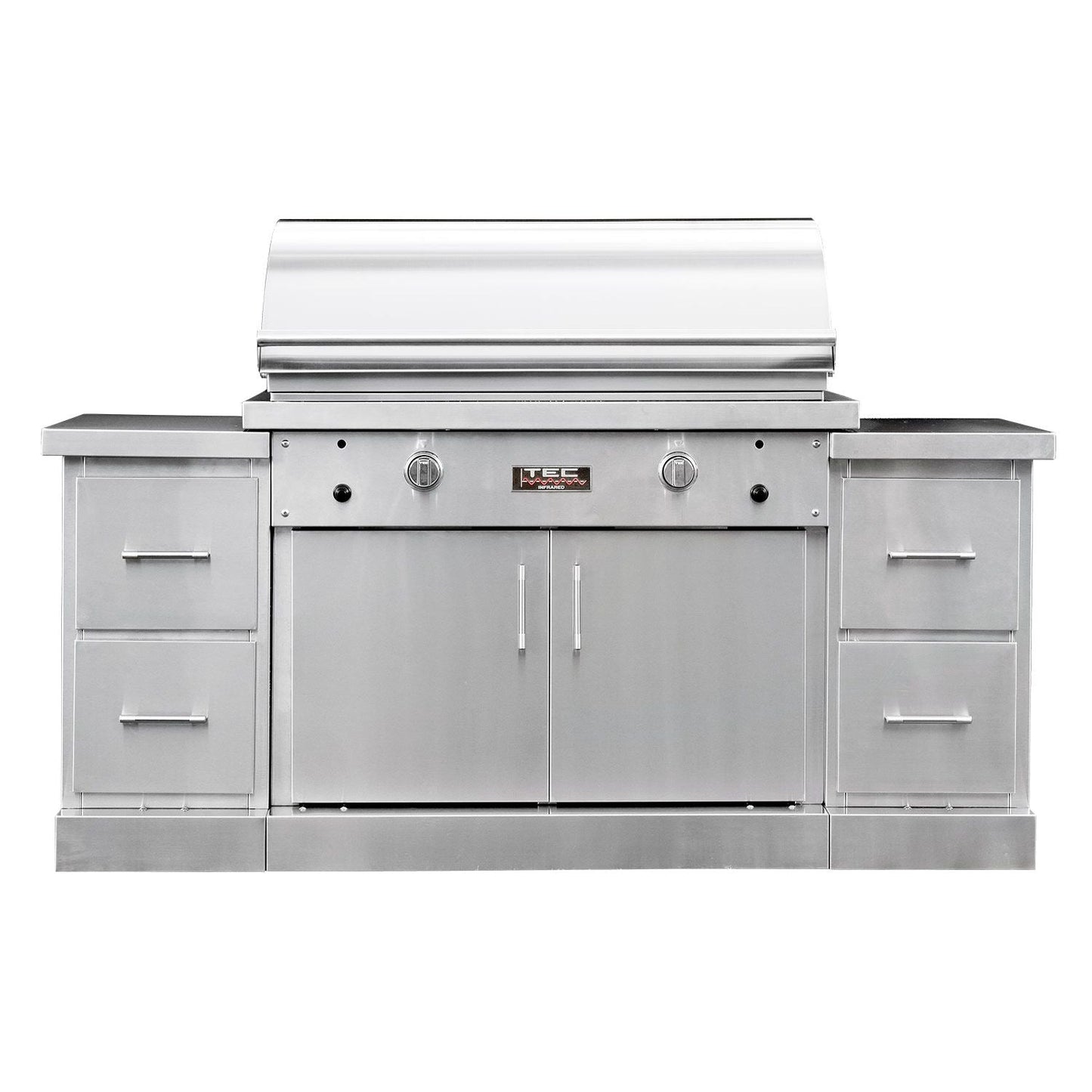 TEC Sterling Patio 2FR 44-Inch Stainless Steel Infrared BBQ Grill Island