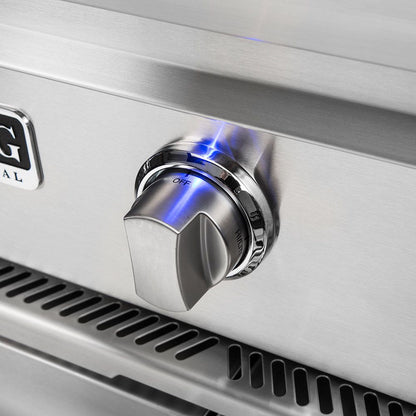 Viking 5 Series 36-Inch Stainless Steel Freestanding Grill with ProSear Burner & Rotisserie