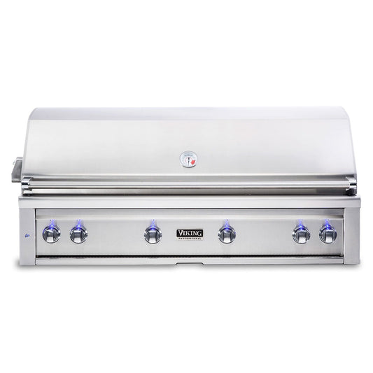 Viking 5 Series 54-Inch Stainless Steel Built-In Grill with ProSear Burner & Rotisserie